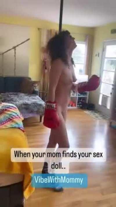 When mom finds your sex doll.. [mf] milf