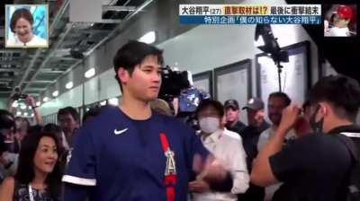 [Highlight] Shohei Ohtani physically assaults a reporter in front of his peers after the 2021 All-Star Game