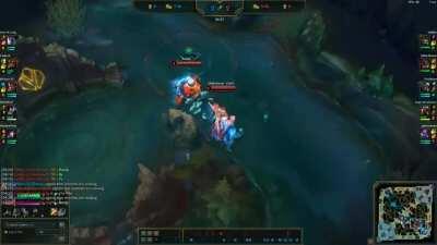 Was doing normals with a friend and enemy tahm aatrox did this abomination