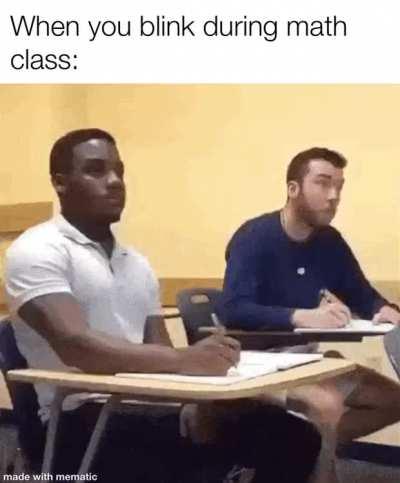 My math teacher is speed