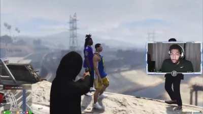 Anthony Davis Shoots Steph Curry In GTA Roleplay 💀
