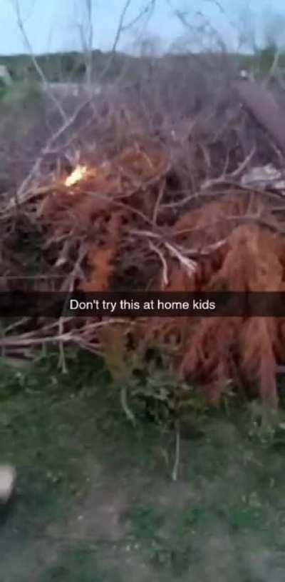 Don't try this at home kids