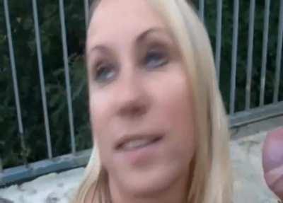 Amateur Blonde Blowjob Cumshot🔥🥵🍑link in comment