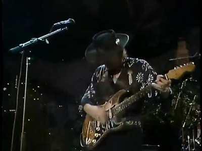 Stevie Ray Vaughan performing Voodoo Child live in Austin Texas in the 1980's