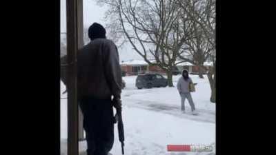 This guy was not messing around!