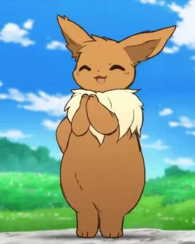 I put music over a gif of eevee dancing