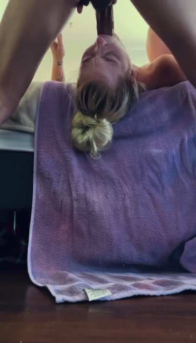 He fucked my throat 👅 until it exploded 🤮