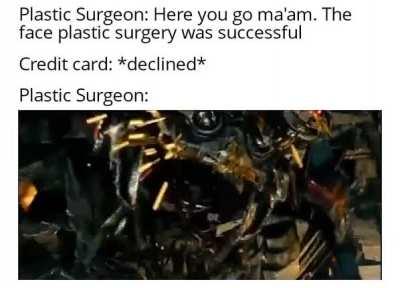 Optimus and his face collection