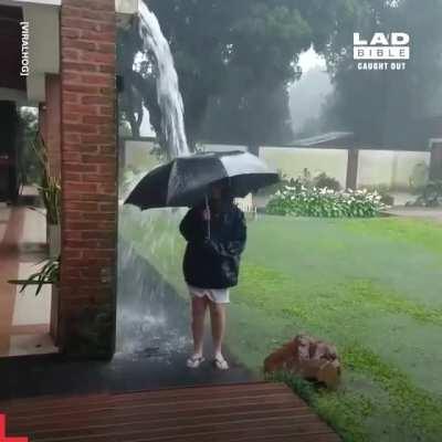 HMC as I stand in a rainstorm