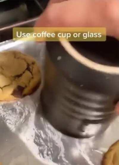 Want perfectly round cookies? Try this.