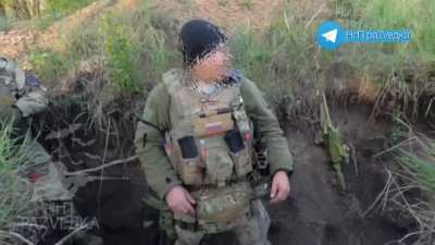 RU POV: Russian Border troops footage after a incursion into Ukraine, upon returning to their positions encountered an unusual visitor - a curious horse.