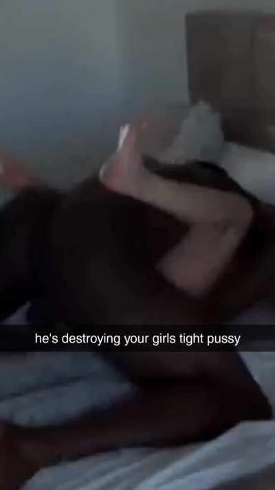 Your girlfriend got drunk and really wanted to have sex with a big cock