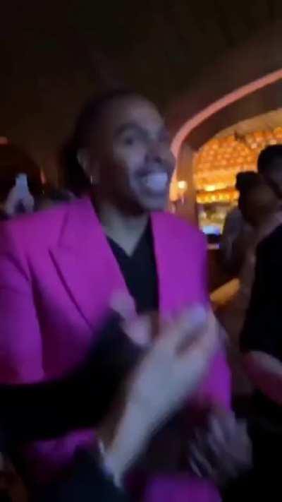 Zendaya scoping out the scene in the club