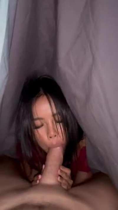 He wake up with my mouth