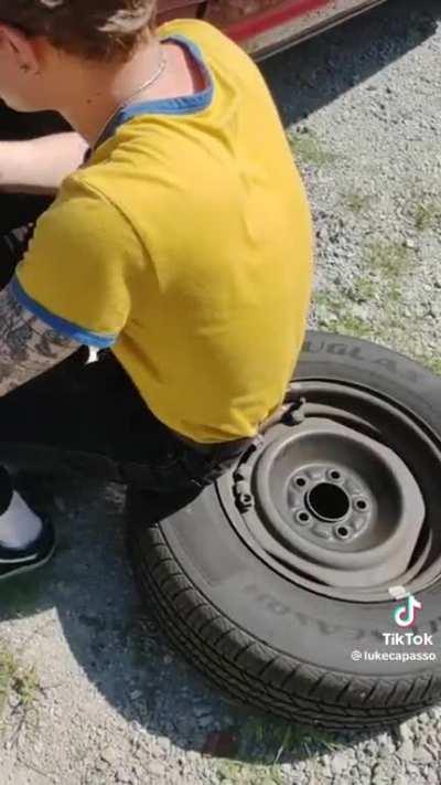 Changing some brake pads