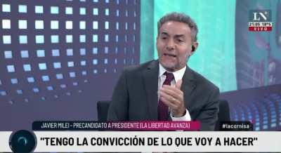 El medidor del liberalismo por Luis Majul. 10 minutos de interrupciones.