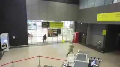 Driving in the airport