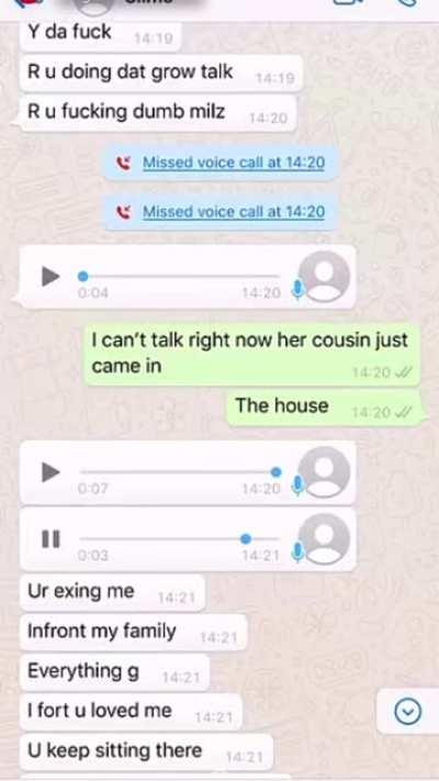 OFB ones exposing and mocking Turner N9 for crying over girls