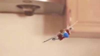 Another stop motion my friend and I did! Animation done by yours truly, and effects + compositing done by my buddy. Heavily referenced the blitzwing transformation sequence from the bumblebee movie.