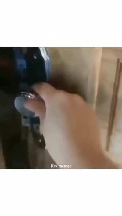 one second before disaster