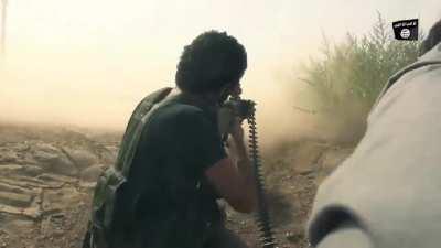 [English Subtitles] Victory From God and an Imminent Conquest 2 - Tanks, close calls with mines, and fascinating footage of ISIS extracting casualties. [September, 2015]