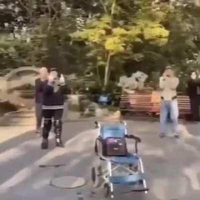 Very peaceful Buddhist praying 