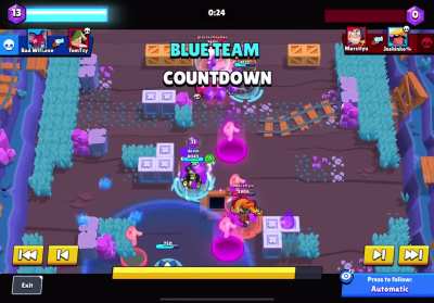 This might have been the closest gem grab game to ever happen