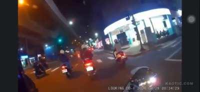 Maybe she tried driving with her eyes closed?