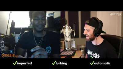 It’s a crowd of one, but he’s vibing