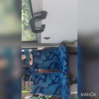 felt really risky on the bus