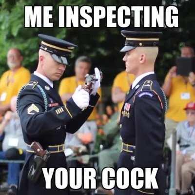 This is me inspecting your cock! 😁
