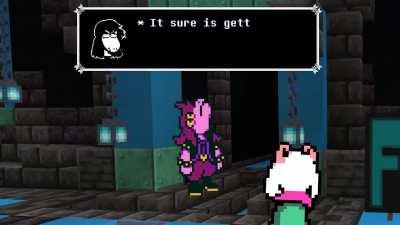 Ralsei in Minecraft (Not Mine)