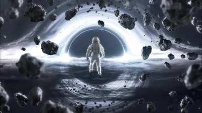 Black hole animation by me, 2023