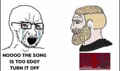 Yeah it’s edgy as hell, still slaps