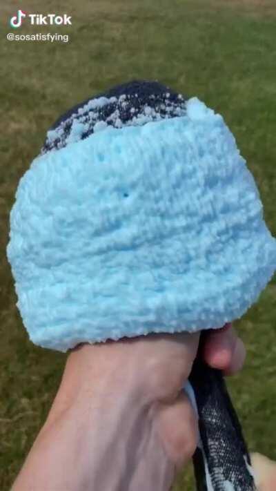 Foam in a sock
