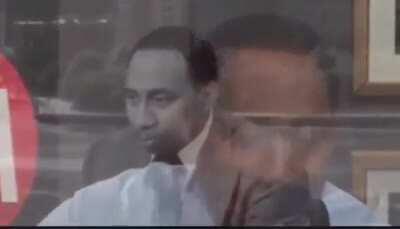 My dog after I pretend to throw a dog treat at him and he falls for it