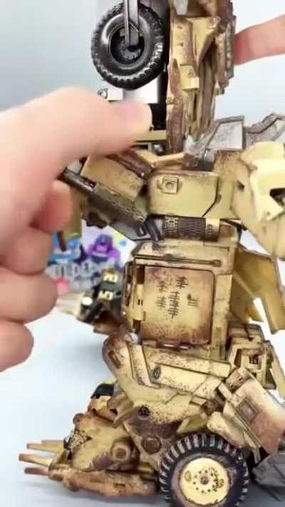 Next level transformer toy