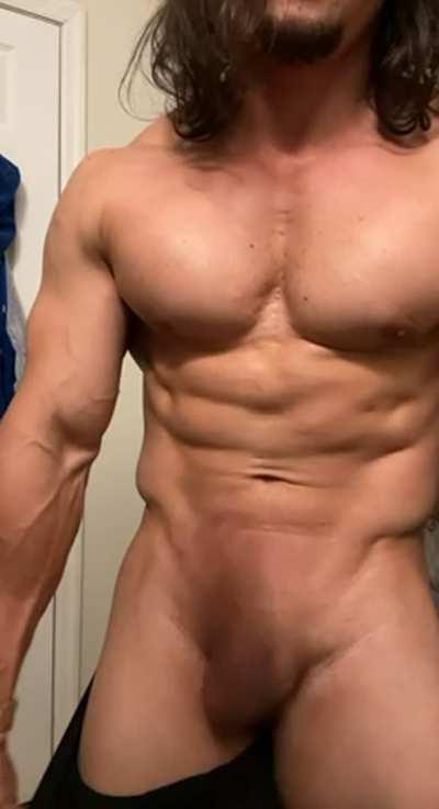 Super hard and horny post workout [m]