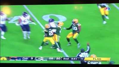 Mooney straight up sucker punched and no call