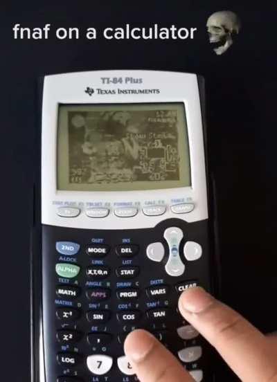 fnaf on a calculator💪🏻
