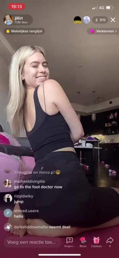 Jillirl will make u crazy with her hot pair of soles