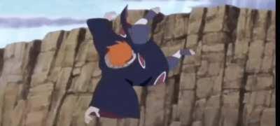 My little brother when I push him: