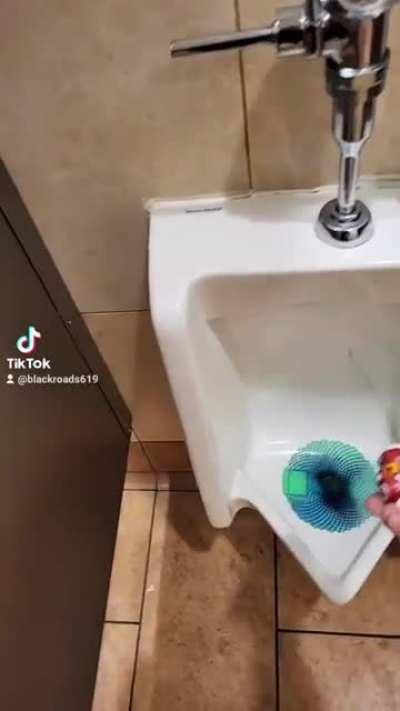 Red pee to troll friends