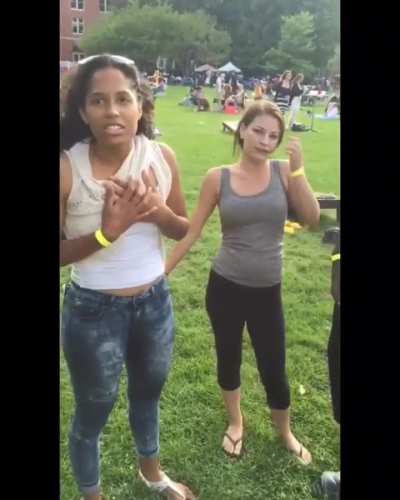 White woman calls a black guy the n-word, then spits on his wife at a fair in Chicago 