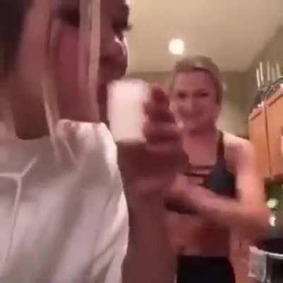 White Girl says N-Word