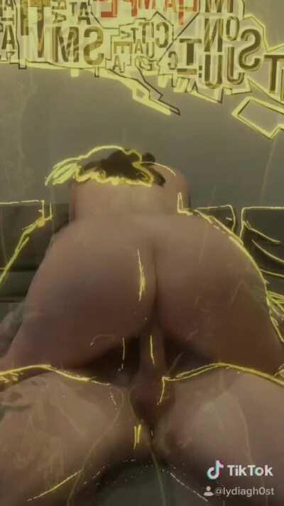 Taking dick on TitTok