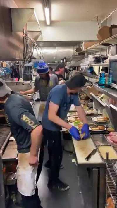 Timelapse of the line