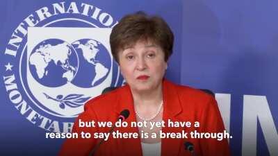 IMF Chief Kristalina Georgieva talks about the economic crisis in Lebanon, and Lebanon's request for IMF assistance.