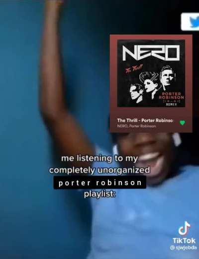 listening to porter on shuffle: