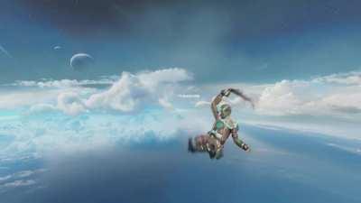 Completely normal octane skydive emote